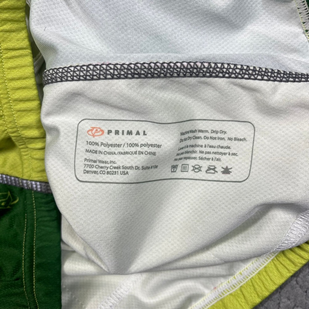 Primal REI Adventures Cycling Jersey Womens Medium Neon Yellow Green Top - Picture 7 of 10